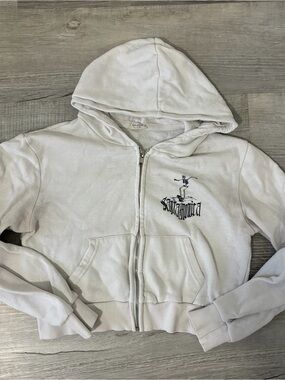 brandy melville zip up hoodie